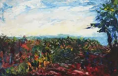 Jack Butler Yeats, Early Morning, oil on panel