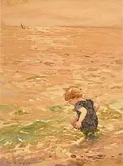 Chilly by Rose Maynard Barton, 1913, watercolour, offered Oct 2019