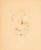 James Joyce, Study 31 (W274)(1977) by Louis le Brocquy, watercolour on paper, sold Oct 2019