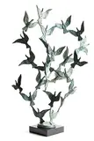 Birds in Flight by John Behan, unique bronze on granite base, sold Oct 2019