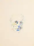 Study Towards an Image of W.B.Yeats (1982) (W658) by Louis le Brocquy, watercolour and crayon, offered Oct 2019