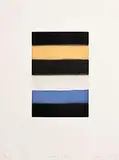 Sean Scully, Landline Ochre, 2016, etching, aquatint on wove paper - number 17 from an edition of 30