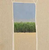 Patrick Scott, Coconut Grove, Zipolete, tempera on canvas