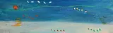 Summer Sea (Sunset) by Tony O'Malley, 1987, oil on board, sold Oct 2019