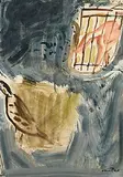 Nano Reid, Horse at the Gate, mixed media