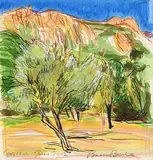Brian Bourke Hrha Irish, Corsica Landscape I