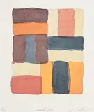 Sean Scully, Coloured Wall, 2003, limited edition lithograph - numbered 113 from an edition of 150