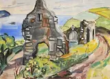 Ardmore by Norah McGuinness, watercolour, sold Sep 2019