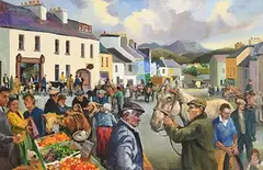 Kenneth Webb, Fair Day, Clifden, oil on canvas