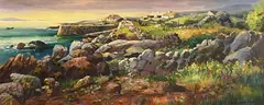 Kenneth Webb, West of Ireland Landscape, oil on canvas