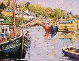 James S. Brohan, Spring Morning, Roundstone, oil on canvas board