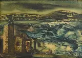 Daniel O'Neill, Heavy Seas, Falcarragh, Co Donegal, oil on card
