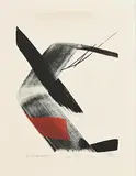 Dimension by Toko Shinoda Japanese, 1977, limited edition lithograph - numbered 33 from an edition of 35, sold Sep 2019