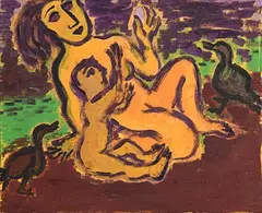 Eileen Cooper, The Egg, 1992, oil on canvas