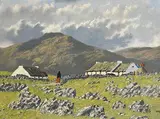 Ciaran Clear, Stoney Ground, oil on board