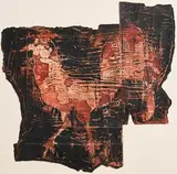 Ross Wilson, Red Cockerel, oil on card