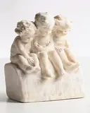 Rosamund Praeger, On the Sea Wall, plaster