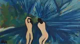 Female Nudes by Markey Robinson, oil on board, sold Sep 2019