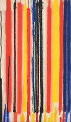 John Copnall British, Red, Yellow, Blue ect, 1970, acrylic on canvas