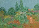 Summer Meadow by Desmond Carrick, oil on board, sold Sep 2019