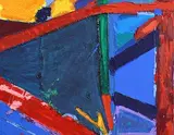 Anthony Frost British, Mirror Man Mirror Me II, 2006, acrylic on sacking, ripstop, netting sail cloth & canvas