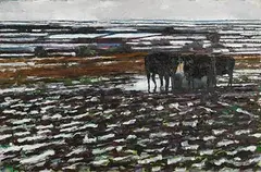 Malachy Costello, High Ground Near French Park (2015/16), oil on board