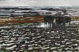 Malachy Costello, High Ground Near French Park (2015/16), oil on board
