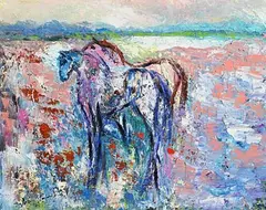 Band of Brothers by Declan O'Connor, oil on canvas, sold Sep 2019
