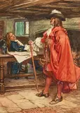 Arthur David McCormick, Cavaliers with Daily News, watercolour