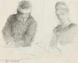 W. Yeats by John Butler Yeats, pencil drawing, sold Sep 2019
