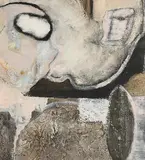 Eileen Costello, Cloud, mixed media on board