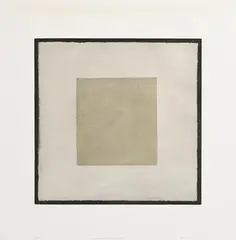 Alan Green, Centre to Edge - Neutral to Black, 1979, limited edition lithograph - numbered 7 from an edition of 25