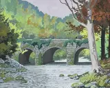 Old Friends, The Meeting of the Waters, Avoca, Wicklow by John Francis Skelton, oil on canvas board, sold Sep 2019