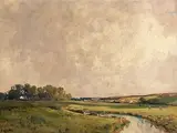 The Bush, Co. Antrim by James Humbert Craig, oil on board, sold Aug 2019