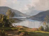 Lough Conn by Frank McKelvey, oil on canvas, offered Aug 2019