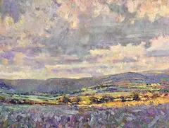 Arthur K. Maderson, Powys, Wales, oil on board