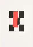 Sean Scully, Untitled, 1993, etching - number 47 from an edition of 66 (from Pomes Penyeach by James Joyce)