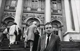Francis Bacon, Tate Gallery, London by John Minihan, 1985, silver gelatin print, sold Aug 2019