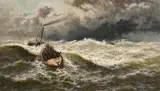 Thomas Rose Miles, Lifeboat Heading to the Rescue of a Schooner