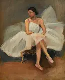 Seán O'Sullivan, Ballinera, Paris, oil on board