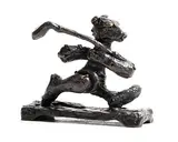 Patrick O'Reilly, Golfing Bear, 2017, bronze from an edition of 9