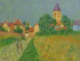 Lommoye by Desmond Carrick, oil on board, sold Aug 2019