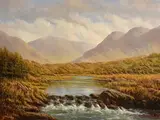 Gerard Marjoram, Delphi, Connemara, oil on canvas