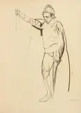 Seán Keating, Centaurian, charcoal on paper