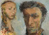 Joseph O'Connor, Study after Jan Nytens & Eugene Delacroix, 2004, acrylic on paper