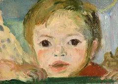 Tom Carr, The Playful Child, oil on canvas
