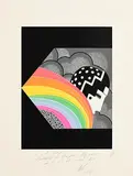 Erté, The Storm (From the Cover of Harper's Bazaar late '20's), 1987, silkscreen / serigraph - artist's proof