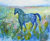 Declan O'Connor, Tinkers Horse, oil on canvas