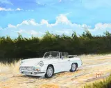 Gregory Toal, MGB 1969 English White, oil on canvas