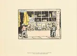 A Shop in Sailor Town by Jack Butler Yeats, hand coloured cuala press print No.31, sold Aug 2019
